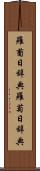 羅葡日辞典 Scroll