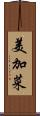 美加菜 Scroll
