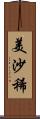 美沙稀 Scroll