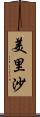 美里沙 Scroll