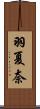 羽夏奈 Scroll