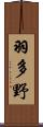 羽多野 Scroll
