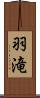 羽滝 Scroll