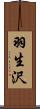 羽生沢 Scroll