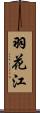 羽花江 Scroll