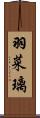 羽菜璃 Scroll