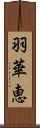 羽華恵 Scroll
