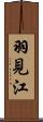 羽見江 Scroll