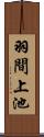 羽間上池 Scroll