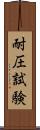 耐圧試験 Scroll