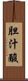 胆汁酸 Scroll