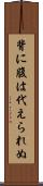 背に腹は代えられぬ Scroll