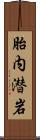 胎内潜岩 Scroll