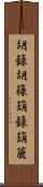 胡籙 Scroll
