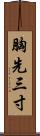 胸先三寸 Scroll