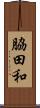脇田和 Scroll