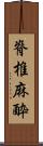 脊椎麻酔 Scroll