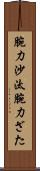 腕力沙汰 Scroll