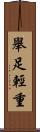 舉足輕重 Scroll