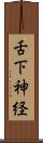 舌下神経 Scroll