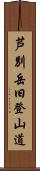 芦別岳旧登山道 Scroll