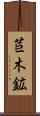 苣木鉱 Scroll