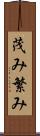 茂み Scroll