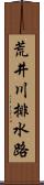 荒井川排水路 Scroll