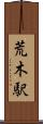 荒木駅 Scroll