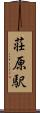 荘原駅 Scroll