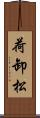 荷卸松 Scroll