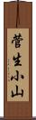 菅生小山 Scroll