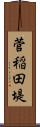 菅稲田堤 Scroll