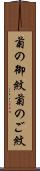 菊の御紋 Scroll