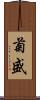 菊盛 Scroll