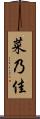 菜乃佳 Scroll