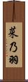 菜乃羽 Scroll