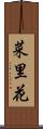 菜里花 Scroll