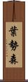 葉勢森 Scroll