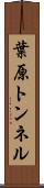 葉原トンネル Scroll