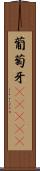 葡萄牙(ateji) Scroll