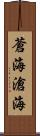 蒼海 Scroll