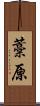 藁原 Scroll