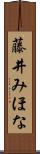 藤井みほな Scroll