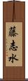 藤志水 Scroll