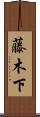 藤木下 Scroll