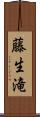 藤生滝 Scroll