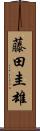 藤田圭雄 Scroll