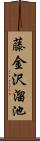 藤金沢溜池 Scroll