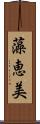 藻恵美 Scroll